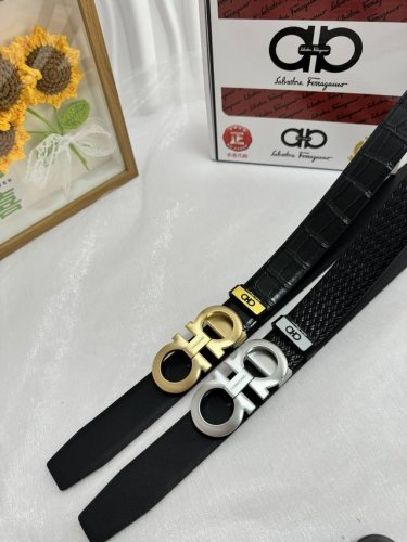 Product Name: Ferragamo Original Material: 100% top-grain cowhide belt, guarante