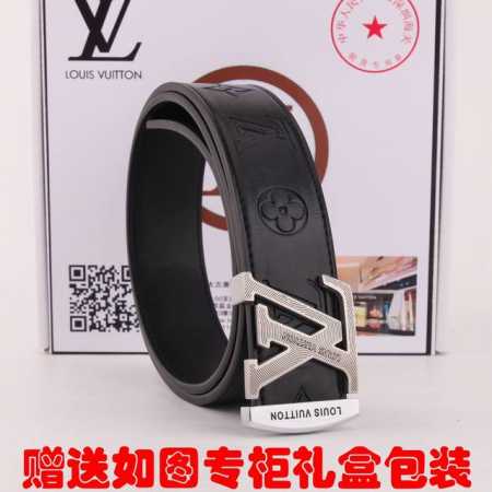 Belt: Lv..Louis..Original Belt: 100% top layer cowhide, guaranteed genuine leath - Click Image to Close