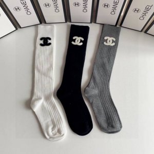 Special Packaging Chanel Hot Selling New Arrival, Light Luxury Knee-High Socks,