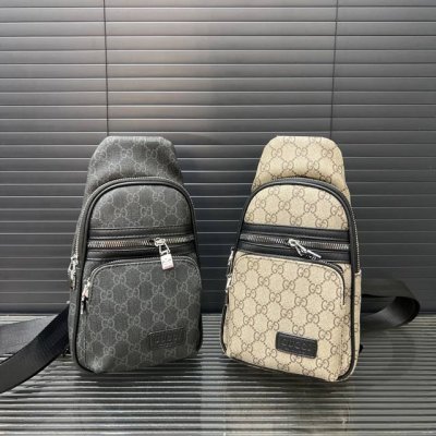Gucci printed chest bag crossbody shoulder bag real shot original factory origin