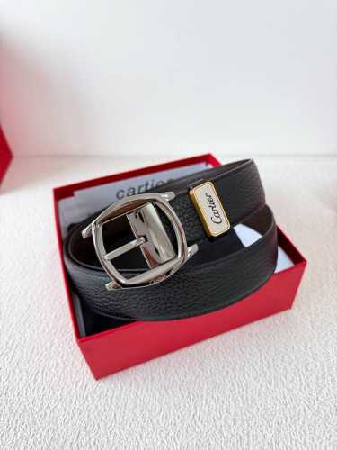 Product Name: Cartier Original Single Belt, Leather Belt Model: Pin Buckle, Orig
