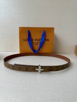 2.0 Width This Lv Iconic Double-Sided Belt Features A Slim Silhouette For The Ne