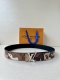 Lv Initials Mng Bandana double-sided belt is a striking redesign of the classic