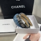 Comes with box. Chanel's latest denim headband, super cute! Exudes elegance, a m