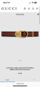 Gucci, width 4.0cm, new webbing logo buckle belt with green and red signature we