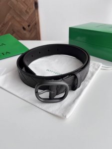 -Bv 2025 latest men's braided belt, handmade Intreccio large grid woven Italian