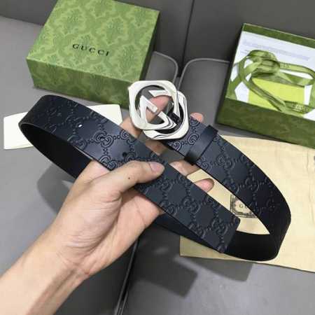 Original packaging GUCCI 40mm width men's belt This fashionable belt is ingeniou - Click Image to Close