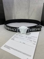 Width 4.0 Cm Versace This Palazzo Belt Is Crafted From Calf Leather And Adorned