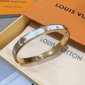 Louis Vuitton official website popular Monogram Lv bracelet Lv old flower veneer