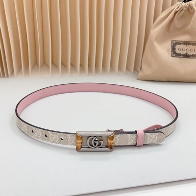 2.0Cm Gucci official website new model, double-sided top layer cowhide leather,