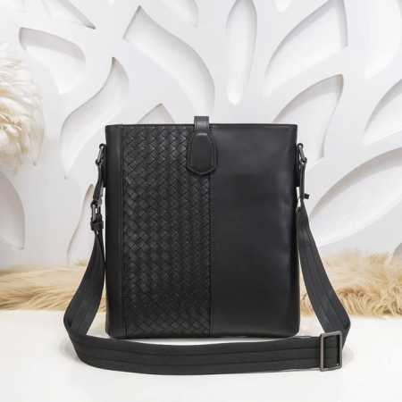 Bv - The latest men's crossbody bag, original quality, made with premium waxed c - Click Image to Close