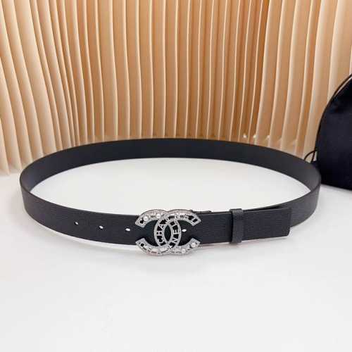 3.0Cm Chanel Official Website New Arrival, Double-Sided Top-Grain Leather, Lengt