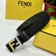 Image Packaging Fendi Fendi Store-Authentic 4.0Cm Wide Double-Ring Reversible Be