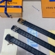 Brand: Louis Vuitton Grade: Men's belt. Custom-made top-grain cowhide. Double-s