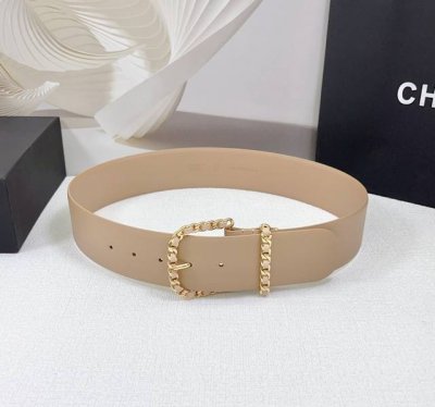 5.0Cm Chanel Belt, Double-Sided Top-Grain Leather, Length: 75.80.85.90.95.100 Cm