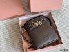 Miumiu Mini Bucket Miumiu Mini Bucket The leather is very soft. The size is very