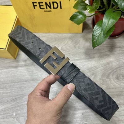 Image Packaging Fendi Fendi Store-Exclusive Style 4.0 Cm Wide Double-Ring Revers