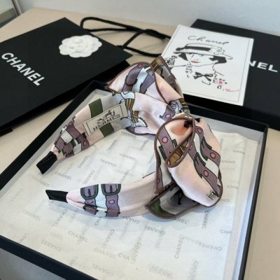 Hermes new bow floral headband