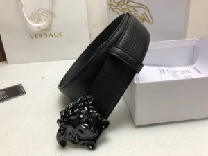 Versace 3.8cm, comes with full packaging box, double-sided imported cowhide leat