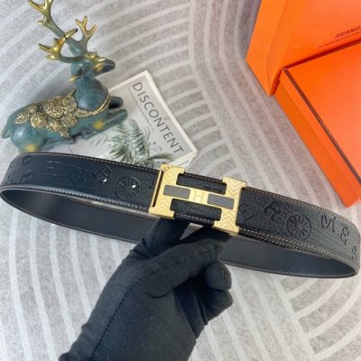 Hermes Special Leather Belt Series Original Hardware Boutique Stainless Steel Bu