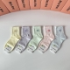 Special Packaging Miumiu New Mid-Length Slouch Socks! Five pairs per box, same s