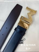 montblanc Montblanc width 3.5cm using top layer cowhide boutique pin buckle head