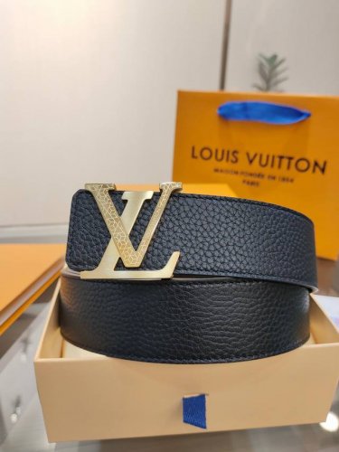 Special Louis Vuitton Men's Premium Quality Belt, 40Mm Width, Featuring A Stainl
