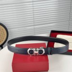 Men's Ferragamo, Soft And Delicate, Versatile And Elegant, Width 3.5 Cm, Officia