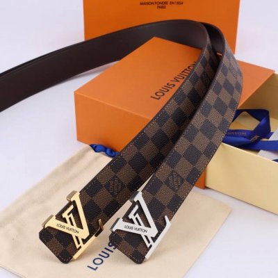 LV Men's Fashion Accessories. Features a precision-plated stainless steel buckle