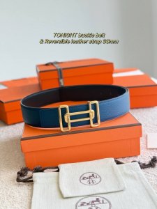 Tonight. This belt features exquisite hardware and imported deep blue Togo leath