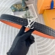 Flv Special Leather Belt Series, Original High-Quality Stainless Steel Buckle, S