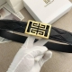 Givenchy Special Leather Belt Series, Original Factory Stainless Steel Buckle, S
