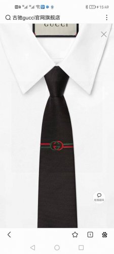 with packaging. New Gg logo tie for men. Rarely uses classic small G logo jacqu