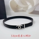 Special 3.0 Cm Chanel Belt, Double-Sided Top-Grain Leather, Length: 75, 80, 85,