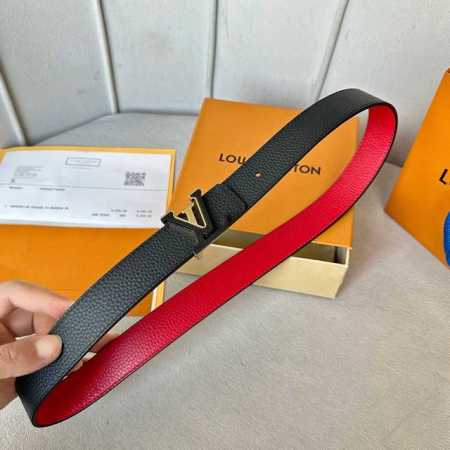 Original packaging L0Uis Vuitt0N This season's new women's belt, 30mm wide, mad - Click Image to Close