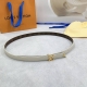 2.0Cm Louis Vuitton Lv Belt, Double-Sided Full-Grain Calf Leather, Length: .75,