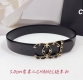 5.0Cm Chanel belt, double-sided top layer cowhide leather, length: 75.80.85.90.9