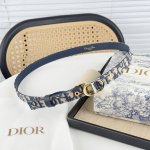 Dior Spring New Arrival C D Buckle Brass Belt Buckle, Calfskin Belt. Stylish And