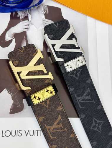 Belt: Louis Vuitton Top-Tier Replica - Belt: 100% Imported Original Top-Grain Co