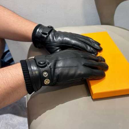 2025 Hermes Men's Gloves, Exclusive Custom Design, Imported Grade A Sheepskin Li - Click Image to Close