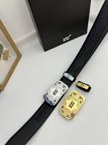 Product name: Montblanc automatic belt Material: original cowhide belt, 100% fi