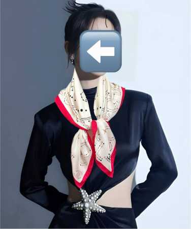 The new Chanel 2025 Constellation Square Scarf features silk twill with exquisi - Click Image to Close