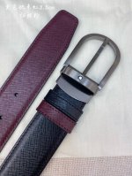 Montblanc 3.5 Cm Wide, Made From Top-Grain Cowhide, Premium Needle-Style Buckle,