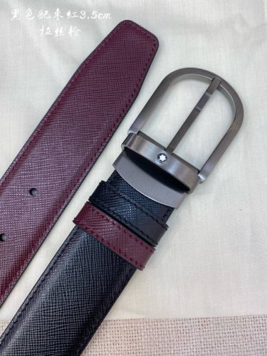 Montblanc 3.5 Cm Wide, Made From Top-Grain Cowhide, Premium Needle-Style Buckle,