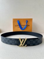 Special 4.0-Inch Lv Initials Studs Reversible Belt Seamlessly Blends The House D