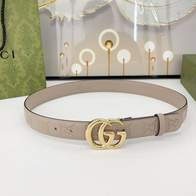 Special Gucci 3.0Cm Double-Sided Top-Grain Calf Leather, Made With Genuine Leath