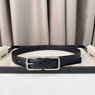 Saint Laurent Saint Laurent Women's Belt Latest Model, Imported Cowhide, Every S