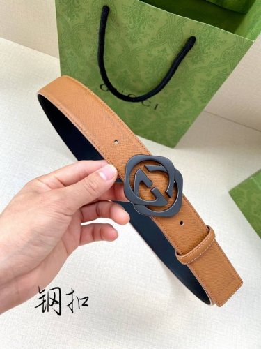 Belt Width 3.8 Cm Gucci In The Spring/Summer Collection, The Brand's Iconic Doub