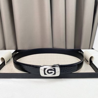 Gucci Exclusive Automatic Belt Double-Sided Top Layer Original Cowhide, 3.5Cm Cu