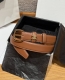 Vivenne 25mm Leather Belt ( ) This belt is made of Taurillon leather, with a cow